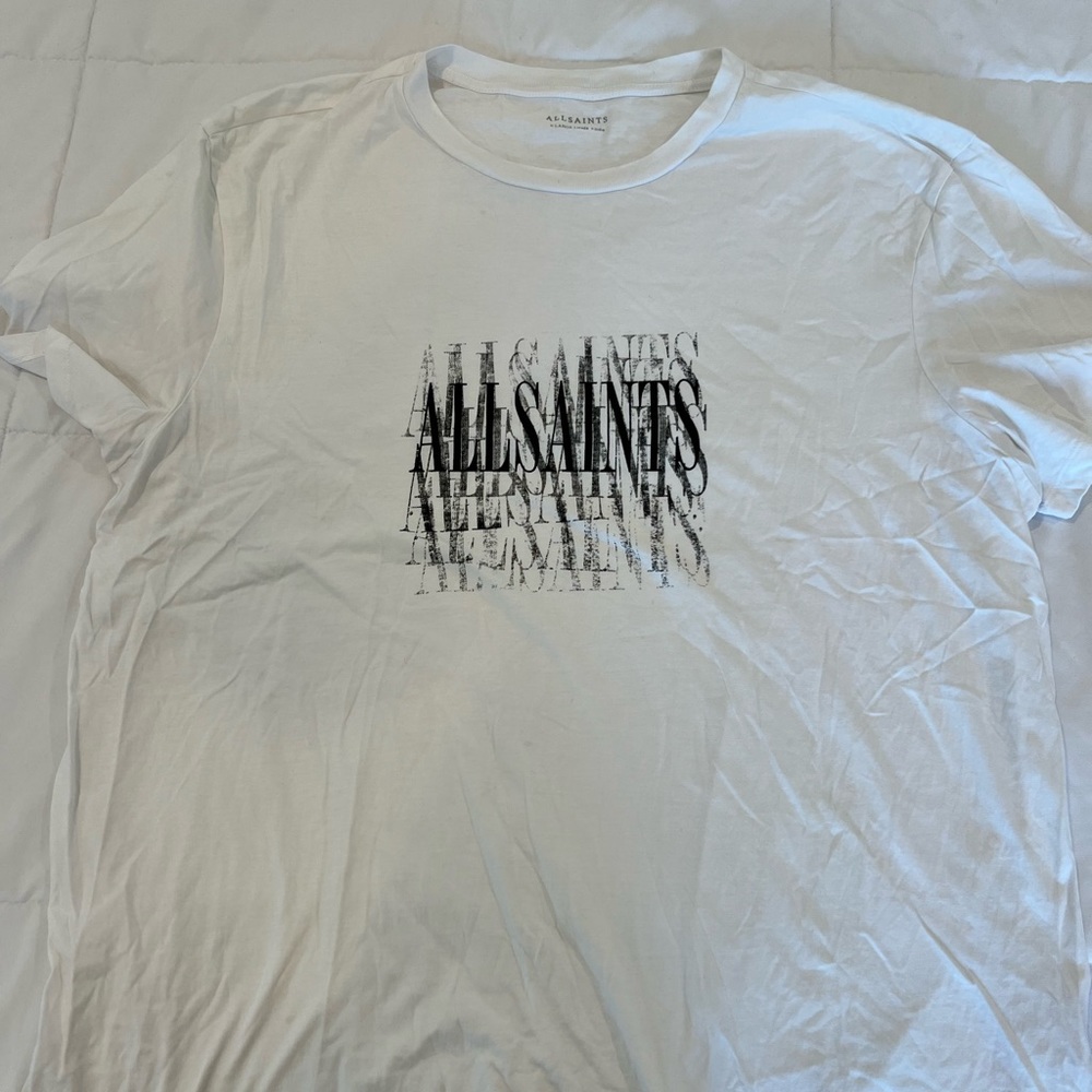 All Saints white tshirt
